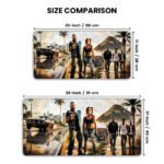 Vice City Streets Gaming Desk Mat