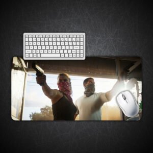 GTA 6 Bank Robbers Gaming Desk Mat