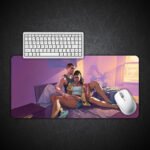 GTA 6 Jason and Lucia Gaming Desk Mat
