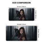 Phantom Blade Girl Gaming Desk Mat