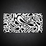 Liquid Flow Abstract Gaming Desk Mat