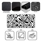 Liquid Flow Abstract Gaming Desk Mat