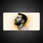 Messi Sketch Gaming Desk Mat