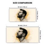 Messi Sketch Gaming Desk Mat