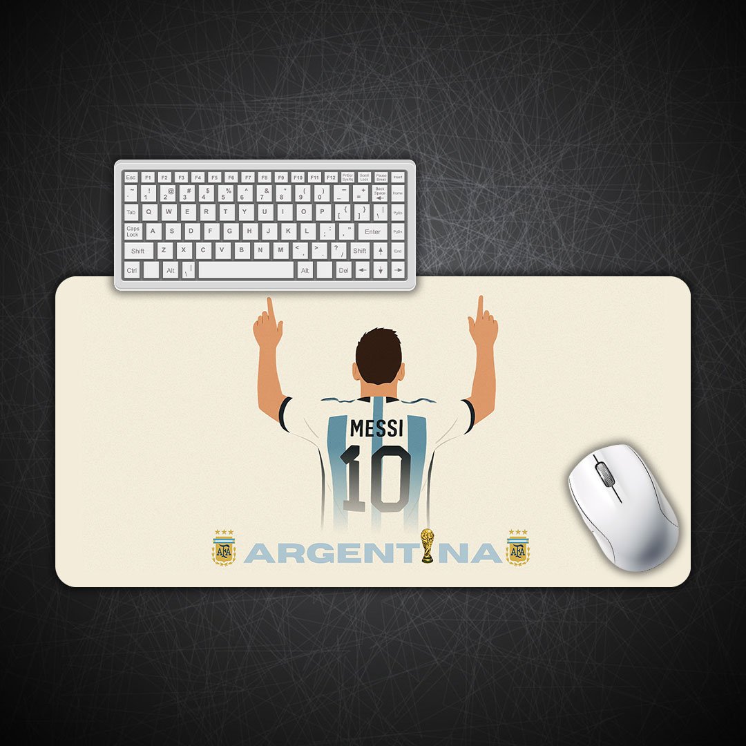 Argentina Messi Gaming Desk Mat