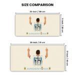 Argentina Messi Gaming Desk Mat