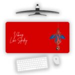 Vibing Like Spidey Man Gaming Desk Mat