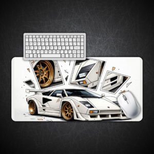 Lamborghini Countach LP400 S Turbo Gaming Desk Mat