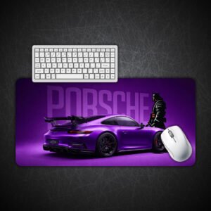 Porsche 911 GT3 RS Purple Edition Gaming Desk Mat