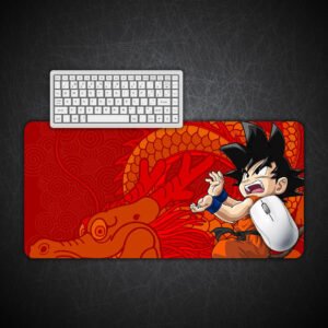 Kid Goku Tiny Titan Dragon Pulse Edition Gaming Desk Mat