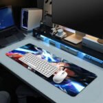 Super Saiyan Son Goku Kamehameha Gaming Desk Mat