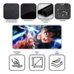 Super Saiyan Son Goku Kamehameha Gaming Desk Mat