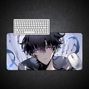 Solo Leveling Sung Jinwoo Gaming Desk Mat