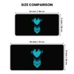 Solo Leveling Sung Jinwoo Shadow Power Gaming Desk Mat