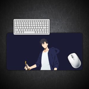 Level but it's lofi Solo Leveling Gaming Desk Mat