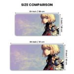 Cha Hae in Solo Leveling Gaming Desk Mat