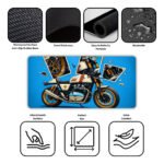 Royal Enfield Continental GT 650 White & Red Gaming Desk Mat